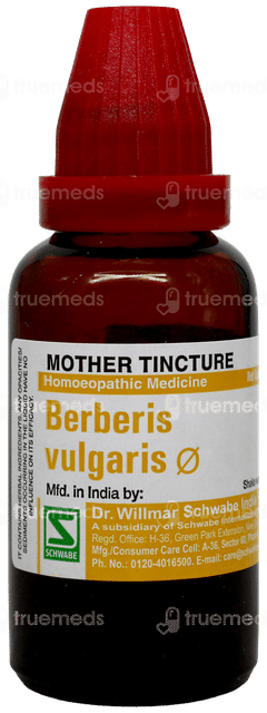 Dr Willmar Schwabe Berberis Vulgaris Q Mother Tincture 30Ml